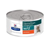 Hill's Prescription Diet w/d Digestive/Weight Management cibo per gatti - in scatola 156 g