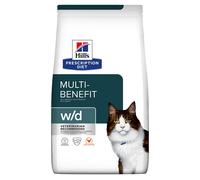 Hill's Prescription Diet w/d Multi-Benefit secco gatto - Pollo - Set %: 2 x 3 kg