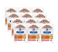Hill's Prescrizione Dieta k/d Feline Salmon 12x85g