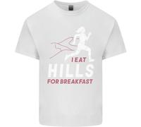 Hills Running Marathon Cross Country Runner T-Shirt Per Bambini