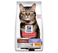 HILL'S Science Plan Hairball & Perfect Coat 7kg cibo con pollo per gatti adulti