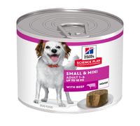 Hills Canine Adult Small & Mini Mousse Manzo Lattina 200 gr