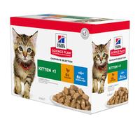 Hill's Science Plan Kitten cibo umido per gatti, pollo-tacchino 12 x 85 g