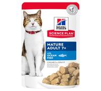 Hill's Science Plan Mature Adult 7+ Alimento per Gatti 85 gr: con Pesce Oceanico