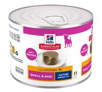 Hill's Science Plan Mature Small & Mini Mousse umido per cane - Set %: 24 x 200 g Pollo