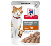HILL'S SCIENCE PLAN STERILISED CAT YOUNG ADULT CON TACCHINO 85 GR.