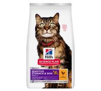 Set Risparmio! 2 x Hill's Science Plan - 2 x 7 kg Adult Sensitive Stomach & Skin Pollo
