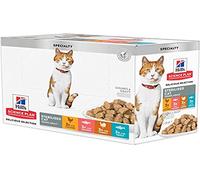 Hill's Science Plan Adult Sterilised Pacco misto umido per gatti - Set %: 24 x 85 g Pollo, Salmone, Tacchino, Trota