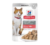 Hill's Science Plan Young Adult Sterilised cibo umido per gatti, salmone 12 x 85 g