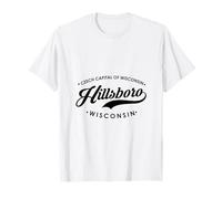 Hillsboro Wi Capitale Ceca del Wisconsin per Uomini e Donne. Maglietta