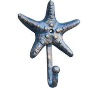 HillSpring Gancio decorativo a forma di stella marina, in ghisa