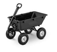 hillvert Carrello Da Giardinaggio Ribaltabile Carretto Con 4 Ruote Pneumatiche HT-Q.BASS-550 (550 kg, 150 Litri)