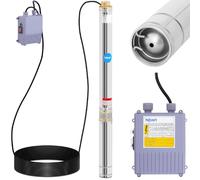 hillvert Pompa sommersa per pozzo - 5.580 l/h - 1.100 W HT-ROBSON-SP1100-93