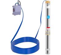 hillvert Seconda Mano Pompa sommersa per pozzo - 95 mm / 3,75'' - 6000 l/h - 1100 W - cavo 20 m / prevalenza 102 m - Acciaio inox HT-ROBSON-SP1100-101