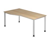 HILO 18 S | Scrivania 180x100 regolabile in altezza Quercia