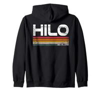 Hilo Big Island Design retrò Hilo Hawaii Felpa con Cappuccio