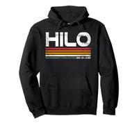Hilo Big Island Design retrò Hilo Hawaii Felpa con Cappuccio