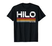 Hilo Big Island Design retrò Hilo Hawaii Maglietta
