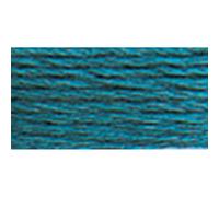 Hilo de bordar Mouline de seis hebras de algod n DMC 117-3809, color turquesa muy oscuro, 8,7 yardas