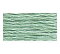 Hilo de bordar Mouline de seis hebras de algod n DMC 117-3813, color azul claro y verde, 8,7 yardas