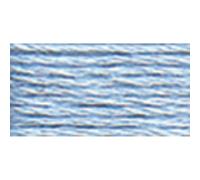 Hilo de bordar Mouline de seis hebras de algod n DMC 117-3840, color azul lavanda claro, 8,7 yardas