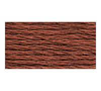 Hilo de bordar Mouline de seis hebras de algod n DMC 117-3858, color palisandro medio, 8,7 yardas