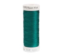 Hilo de ray n Sulky para coser, 250 yardas, color verde azulado oscuro