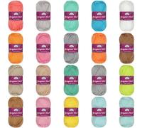 Hilo JubileeYarn Amigurumi Select - Acr lico para beb - Colores claros - 20 madejas