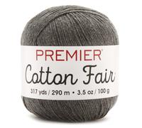 Hilo liso Premier Yarns Cotton Fair gris pizarra