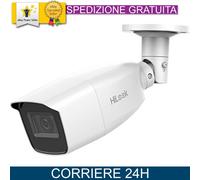 Hilook Bullet Analogica 8MP, 2.8-12mm, TVI 4in1, IR 40m, Motorizzata