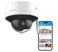 HiLook HIKVISION Telecamera di sorveglianza per esterni, WLAN, telecamera di sorveglianza esterna con sensore di movimento, per esterni, rilevamento persone e veicoli, audio a 2 vie, visione notturna,