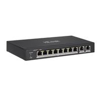 HiLook Switch NS-0310P-60. Value series 10 porte unmanaged 8 PoE 100Mbps 60W+ 2 uplink Gbps