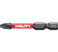 Hilti 2039173 Set di 6 punte S-BSC UNI 50/2" T (50 mm) per avvitatore di prestazioni professionali. Accessori per avvitatore. Inserimento esagonale)