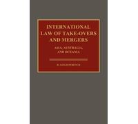 Hilton L. Ffrench International Law of Take-Overs and Mergers (Copertina rigida)
