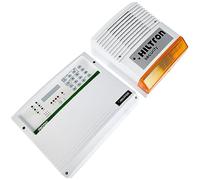 Hiltron Antifurto Kit Cia Protec4 Gsm Sirena 3 Chiavi 2 Ir 3 Zone + 24h