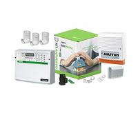 Hiltron Kit Antifurto Protec 8 Zone GSM sirena rivelatori lettori e chiavi