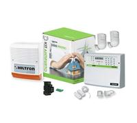 Hiltron Kit Centrale d'allarme KProtec4 GSM 3 zone +1 H24 antifurto + 1 Sirena da esterno + 2 Rivelatori a infrarossi DG12 + 3 Inseritori a chiave