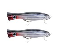 HILUCKYY 2 Pezzi Esche rigide galleggianti Popper Esche per la Pesca in Mare 160mm 80g Accessori per la Pesca Popper galleggianti per la Pesca in Alto Mare