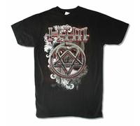 Him-H-I-M-Filigree-Logo-Heartagram-Mens-Black-T-Shirt-New-Band-Merch-1 Black XL