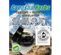 Himalaiano Shilajit Biologico Antietà Certificato 250 Dosi 25 Grammi USA