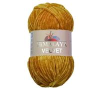 Himalaya 90030 - 1 matassa di filato di ciniglia vellutata morbida e lussuosa da 100 g, 120 m, per accessori, vestiti, coperte, Amigurumi, 90030