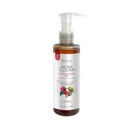 Himalaya Acne Clear+ Gel detergente viso, 200 ml - Acido salicilico, CICA e Neem - Combatte i 5 segni dell'acne, 97% origine naturale - Detergente delicato non comedogenico