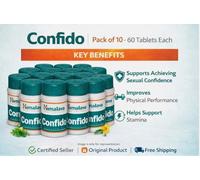 Himalaya Confido Compresse 60 Tabs x10 Erboristeria Uomo Supporto Benessere S...