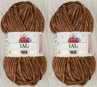 Himalaya Dolphin Baby Filato per lavori a maglia, 2 matasse, 2 matasse, 2 x 100 g, super ingombrante 80337.