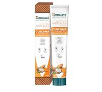 Himalaya Ecocert Cosmos Natural Certified Botanique Dentifricio Sbiancante Antiplacca con Attivi Bio, Curcuma + Olio di Cocco per Denti più Sbiancati | Previene le Carie, Rinfresca l'Alito, 75 ml