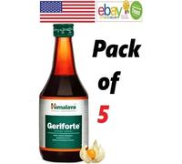 Himalaya Geriforte SYROP per gestire lo stress 5 confezioni da 200 ml ciascun...