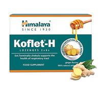 Himalaya Herbal Healthcare Koflet-H Lozenges Fortified with Honey Ginger Flavored,Relieves Cough, Tonsillitis,Loaded with Anti-Allergic, Antimicrobial and Immune Resistance Properties