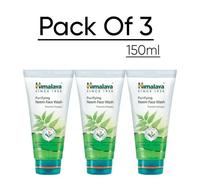 Himalaya Herbal Purifying Neem Face Wash 3 x 150 ml SPEDIZIONE GRATUITA 2027