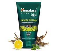 Himalaya Herbals Men Intense Oil Clear Lemon Face Wash, Cuts Through Oil, Dissolves Dirt, Removes Dead Cells and Impurities, Reduces Wrinkles and Dark Circles, Fights Acne and Balance Ph Level -100ml