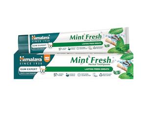 Himalaya Herbals Mint Toothpaste with Active Ingredients for Healthy Protected Gums and Fresh Breath| Anti-inflammatory Properties Maintain Complete Oral Hygiene - 75ml